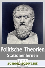 Stationenlernen Politische Theorien - Grundlegende Ansätze für das gesellschaftliche Zusammenleben von Platon bis Friedman - Sowi/Politik