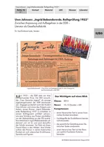 Uwe Johnson: "Ingrid Babendererde. Reifeprüfung 1953" - Zwischen Anpassung und und Aufbegehren in der DDR Literatur als Gesellschaftskritik - Deutsch