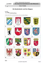Der deutsche Föderalismus in der Diskussion - Deutsche Politik - Unterrichtsmaterial zum Download - Sowi/Politik