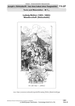 Joseph von Eichendorff: Aus dem Leben eines Taugenichts - Textanalyse - Analyse von Texten der Romantik - Deutsch