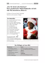 How the Grinch stole Christmas! - Einen amerikanischen Weihnachtsklassiker als Buch oder Film kennenlernen (Klasse 6) - Englisch
