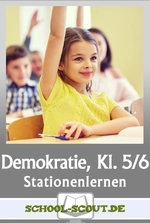 Stationenlernen Demokratie (Kl. 5-7) - Rechte, Pflichten und Teilhabe von Kindern und Jugendlichen - Sowi/Politik