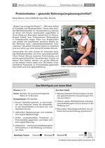 Proteinshakes - Gesunde Nahrungs(ergänzungs)mittel? - Chemie