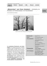 "Winterreise" von Franz Schubert (inkl. 7 MP3-Dateien) - Anleitung zur Analyse und Interpretation von Kunstliedern - Musik