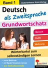 Deutsch als Zweitsprache - Grundwortschatz: Mensch, Outfit, Wohnung - Wörterkartei zum selbstständigen Lernen - DaF/DaZ