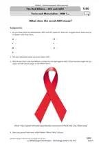 The Red Ribbon - HIV and AIDS - Fächerübergreifende Zusammenarbeit zwischen Englisch- und Biologielehrkräften - Englisch