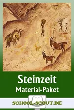 Steinzeit - Themenpaket - Stationenlernen und Tests für das Fach Geschichte in der Sekundarstufe - Geschichte