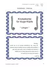 Knobelaufgaben für kluge Köpfe – Längen - Lernspiel Mathematik - Mathematik