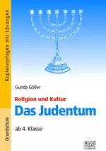 Religion und Kultur: Das Judentum - Kopiervorlagen mit Lösungen - Religion