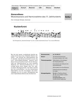 Generalbass (mit 11 MP3-Dateien) - Musizierpraxis und Harmonielehre des 17. Jahrhunderts - Musik