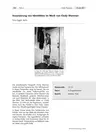 Inszenierung von Identitäten im Werk von Cindy Sherman - Beschreiben, vergleichen und analysieren ausgesuchter Fotografien - Kunst/Werken
