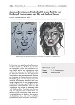 Auseinandersetzung mit Individualität in den Porträts von Rembrandt Harmenszoon van Rijn und Marlene Dumas - Porträtmalerei Kunstunterricht Abitur - Kunst/Werken