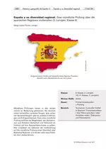 España y su diversidad regional (2. Lernjahr, Klasse 9) - Eine mündliche Prüfung über die spanischen Regionen vorbereiten - Spanisch