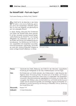 Der Rohstoff Erdöl? Fluch oder Segen? - Unterrichtseinheit mit Farbfolie - Globale Fragen - Erdkunde/Geografie