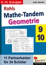 Mathe-Tandem Geometrie - Partnerrechnen im 9.-10. Schuljahr - 11 Partnerkarten für 24 Schüler - Mathematik