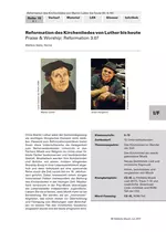 Reformation des Kirchenliedes von Luther bis heute - Praise & Worship: Reformation 3.0? (mit 12 MP3-Dateien) - Musik