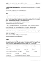 Cómo redactar un análisis - Methodentraining Teil 2 (ab 3. Lernjahr, Sek II) - Spanisch