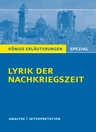 Lyrik der Nachkriegszeit (1945 - 1960) - Textanalyse und Interpretation zu den wichtigsten Werken der Epoche - Deutsch