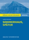 Hermann, Judith: Sommerhaus, später - Textanalyse und Interpretation mit ausführlicher Inhaltsangabe - Deutsch