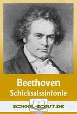 Beethovens Schicksalssinfonie - ein Stationenlernen - Arbeitsblätter in Stationenform - Musik