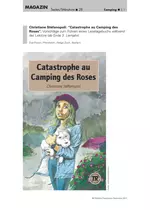 Christiane Stéfanopoli: "Catastrophe au Camping des Roses" - Vorschläge zum Führen eines Lesetagebuchs während der Lektüre - Französisch