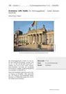 Architektur trifft Politik: Das Reichstagsgebäude - Symbol deutscher Geschichte - Geschichtliche und politische Zusammenhänge zwischen Bauweise und Stilepochen - Kunst/Werken