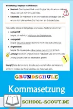 Stationenlernen "Kommasetzung" - Zeichensetzung einfach erklärt - Lernen an Stationen im Deutschunterricht - Deutsch