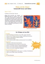 Malen mit der Schere - fantasievolle Formen nach Matisse - Malen, collagieren, Farben ...- in der Grundschule Kunst und textiles Gestalten - Kunst/Werken