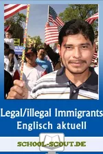 Immigrants in the USA - Legal and illegal immigration to North America - Englisch