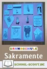 Lapbook: Sakramente - Unterrichtsmaterial & Vorlagen - Fächerübergreifender Unterricht  für die Klassen 3 bis 4 leicht gemacht - Religion