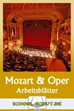 Mozart und die Oper - Arbeitsblätter in Stationenform - Musik