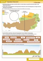 Gliederung Österreichs - Großlandschaften, Klima und Verwaltung - mit Lösungen - Das Alpenland Österreich unter die Lupe genommen - Erdkunde/Geografie