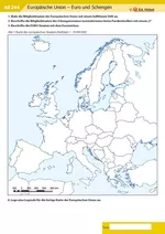 Interaktive Arbeitsblätter: Europäische Union - Kopiervorlagen Erdkunde / Geografie - Erdkunde/Geografie