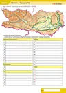 Topographie Kärnten Salzburg Oberösterreich - Kopiervorlagen Erdkunde / Geografie - Erdkunde/Geografie