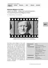 Richard Wagner im Film - Leben und Werk – Zitate und Leitmotivtechnik – Fantasy/Hollywood als Wagners Erben - Musik