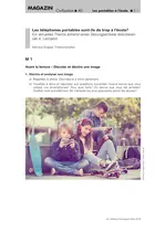 Les téléphones portables sont-ils de trop à l’école? - Ein aktuelles Thema anhand eines Zeitungsartikels diskutieren (ab 4. Lernjahr) - Französisch