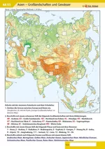 Atlasarbeit interaktiv: Asien Topographie - Interaktive Kopiervorlagen Erdkunde / Geografie - Erdkunde/Geografie