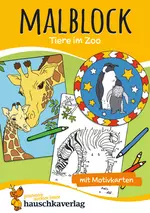 Malblock: Tiere im Zoo (ab 3 Jahren) - Malbuch - Kunst/Werken