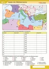 Karten: Mittelmeerraum – Alpenraum - Kopiervorlagen Erdkunde / Geografie - Erdkunde/Geografie