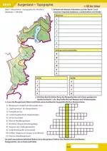 Karten und Topographie Steiermark und Burgenland - Kopiervorlagen Erdkunde / Geografie - Erdkunde/Geografie