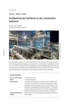 Großtechnische Verfahren in der chemischen Industrie - Säuren - Basen - Salze - Chemie