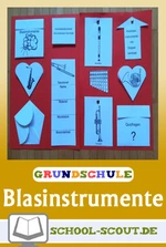 Lapbook: Blasinstrumente - Unterrichtsmaterial - Fächerübergreifender Unterricht für die Klassen 2 bis 4 leicht gemacht - Musik