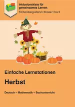 Einfache fächerübergreifende Lernstationen: Herbst - Deutsch – Mathematik – Sachunterricht - Stationenlernen - Fachübergreifend