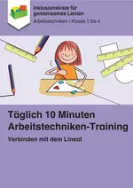 Verbinden mit dem Lineal - Arbeitstechniken Grundschule - Täglich 10 Minuten Arbeitstechniken-Training - Deutsch
