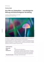Reizphysiologie: Eine Pille aus Zauberpilzen - Neurobiologische Wirkung und biotechnologische Herstellung - Biologie