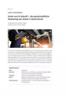Heute und in Zukunft – die gesellschaftliche Bedeutung von Arbeit in Deutschland - Leben in Deutschland - DaF/DaZ
