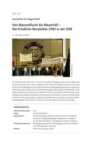 Von Massenflucht bis Mauerfall – Die friedliche Revolution 1989 in der DDR - Geschichte im Längsschnitt - Geschichte