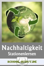 Stationenlernen "Nachhaltige Entwicklung" (SEK I) - Was jeder zu mehr Nachhaltigkeit im Alltag beitragen kann - Sowi/Politik