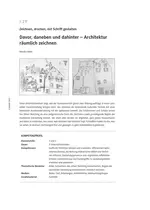 Davor, daneben und dahinter – Architektur räumlich zeichnen - Zeichnen, drucken, mit Schrift gestalten - Kunst/Werken