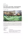 Unser Klima, unsere Welt - Rechtschreibung und Leseverstehen trainieren für VERA 8 - Deutsch